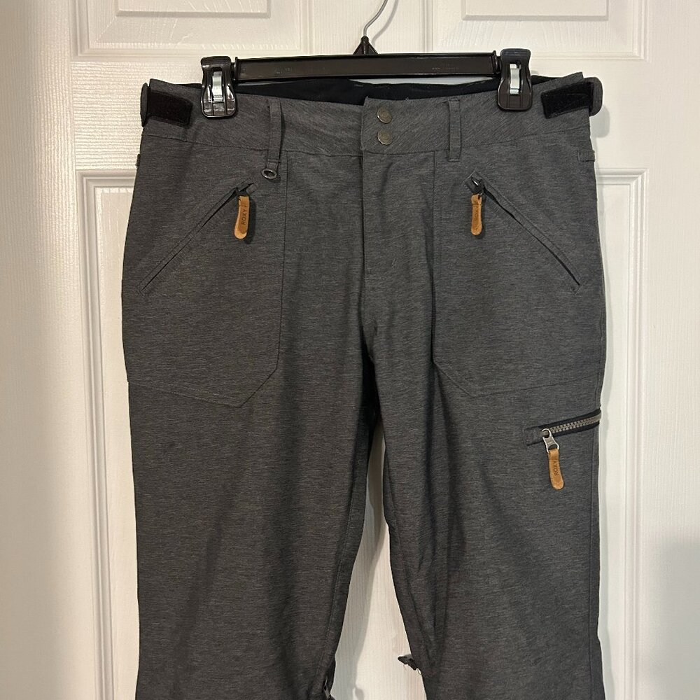 ROXY Cabin Slim Fit Snow Pant,‎ S Gray